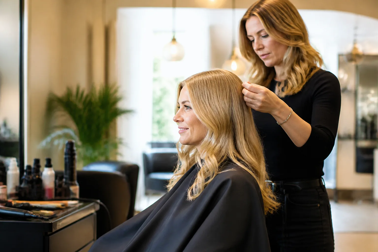 Friseurdienstleistungen und Haarpflege